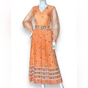 1970s Alfred Shaheen Of Hawaii Hostess Dress